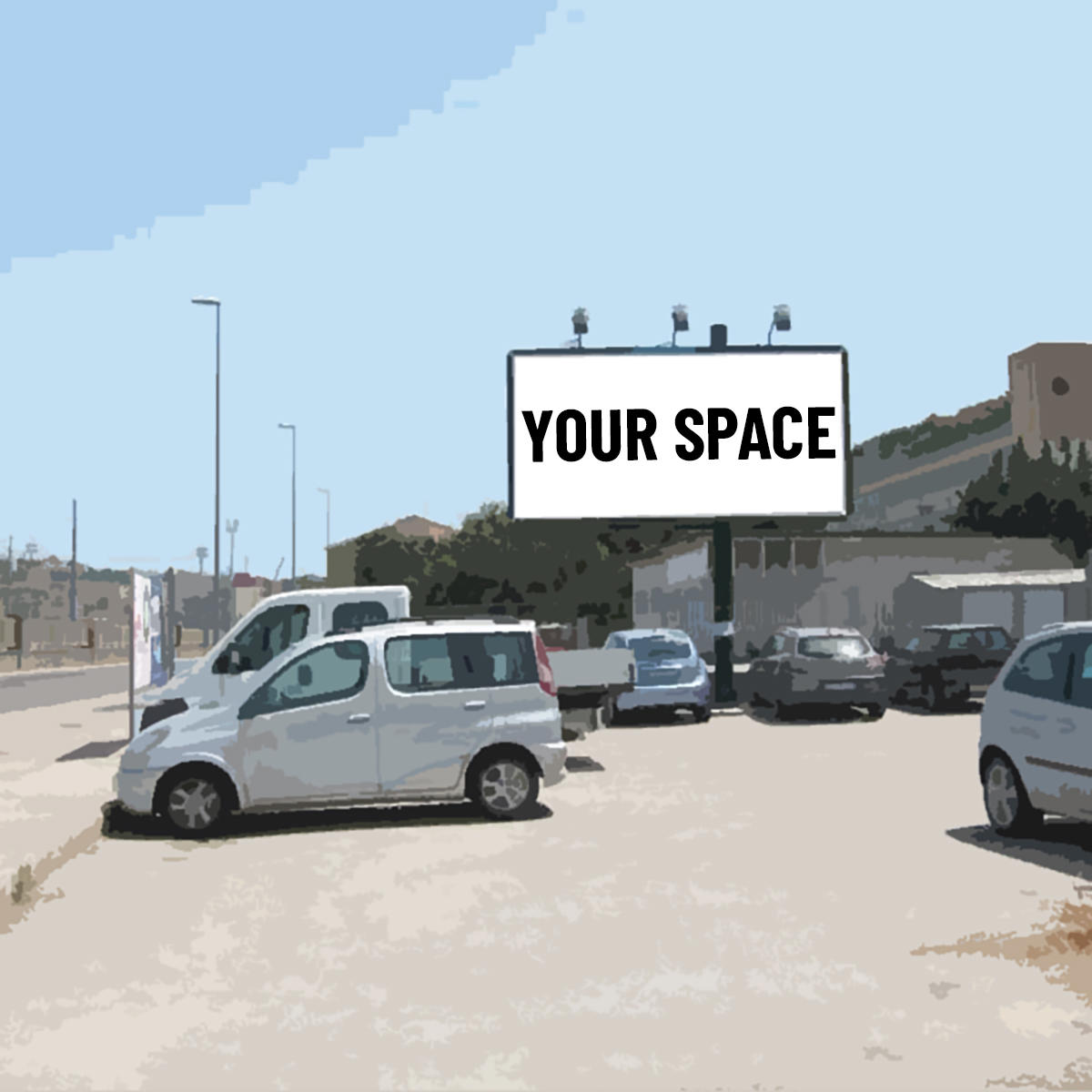 SPAZIO PUBBLICITARIO 600 x 300 Via Flaminia (ANCONA) Dal 19/10/2026 al 21/02/2027 126 giorni